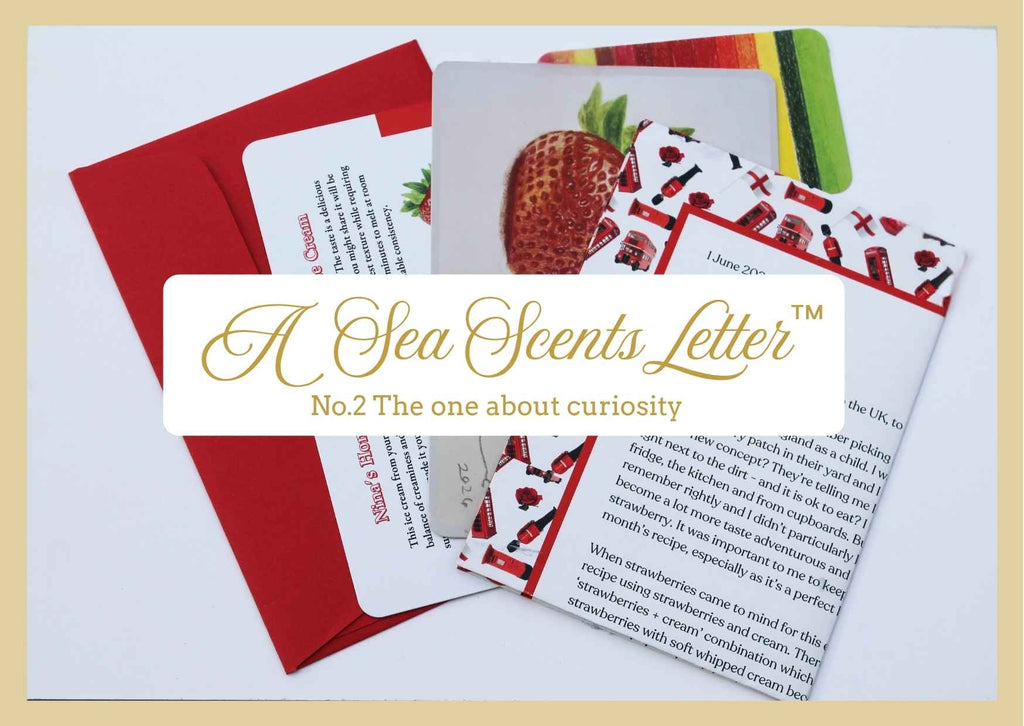 No.2 The one about curiosity - inspired by England and strawberries. One-time purchase or gift