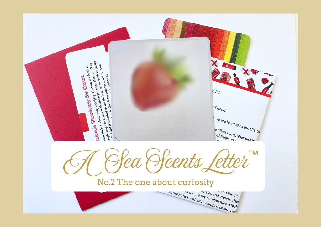 No.2 The one about curiosity - inspired by England and strawberries. One-time purchase or gift