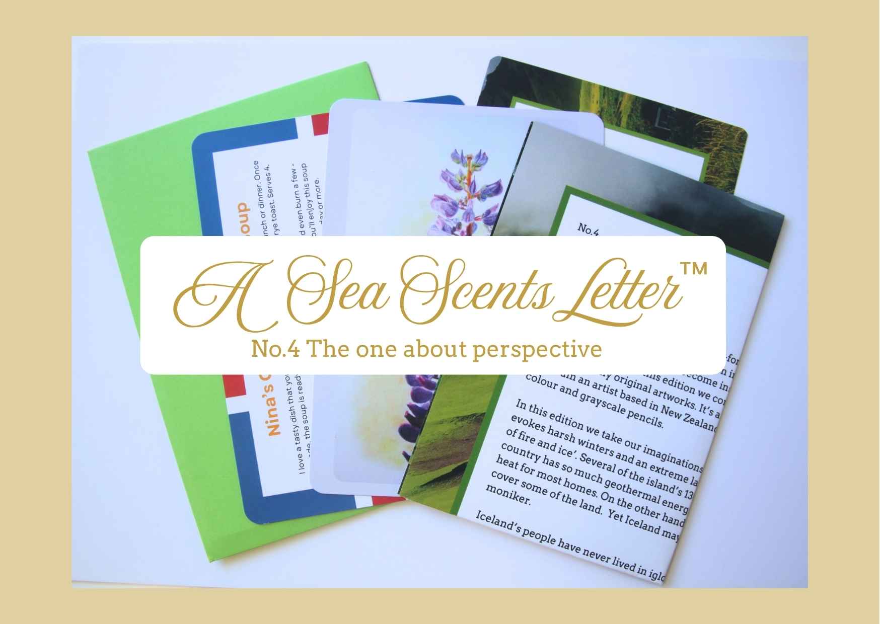 Three months of Sea Scents Letters™️. One-time purchase or gift